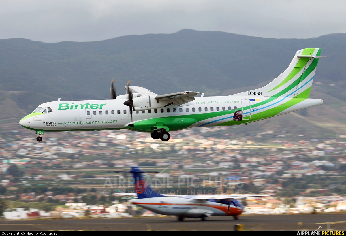 Binter Canarias EC-KSG aircraft at Tenerife Norte - Los Rodeos