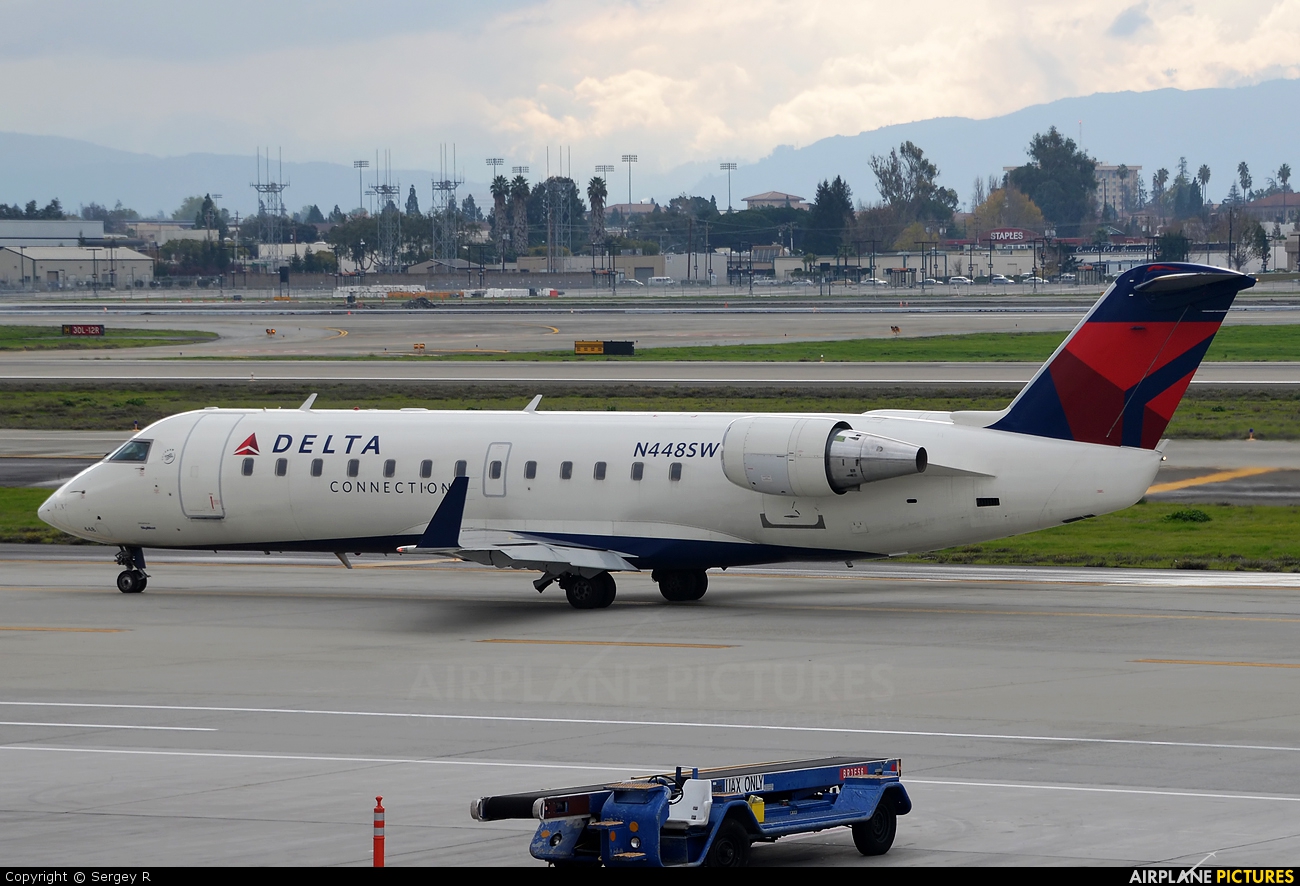 Delta Connection - SkyWest Airlines N448SW aircraft at San Jose - Norman Y. Mineta