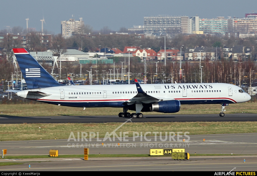 US Airways N940UW aircraft at Amsterdam - Schiphol