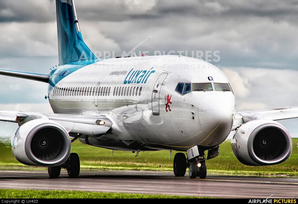Luxair LX-LGQ aircraft at Luxembourg - Findel