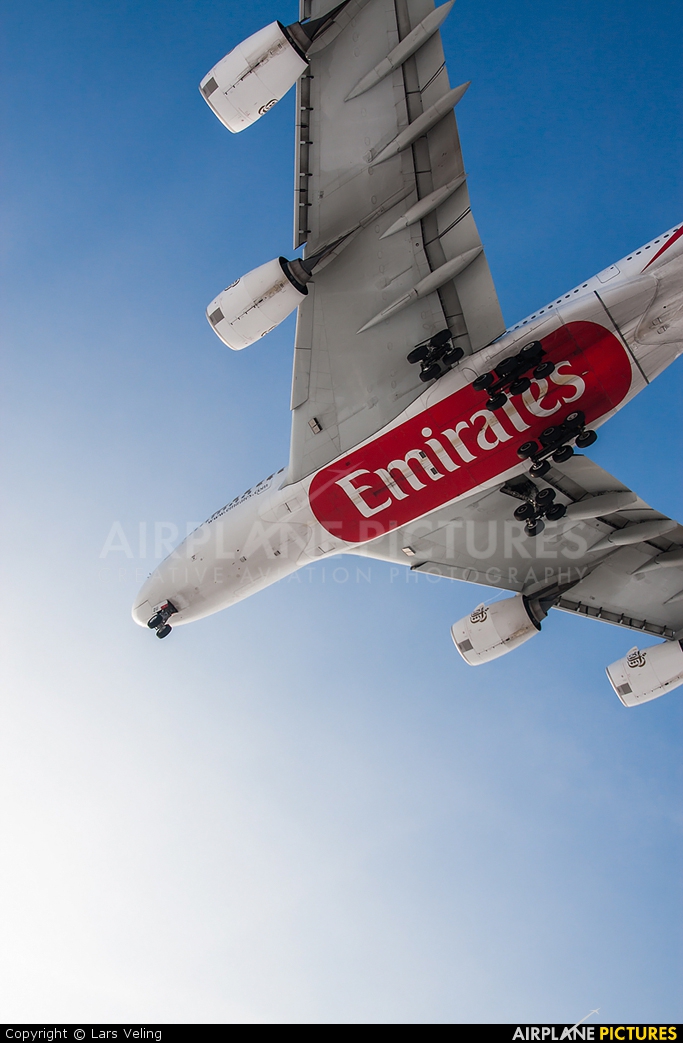 Emirates Airlines A6-EDU aircraft at Amsterdam - Schiphol