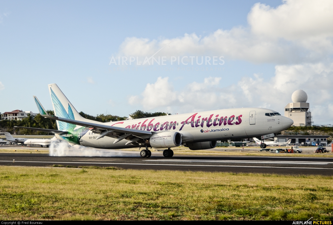 Caribbean Airlines  9Y-SLU aircraft at Sint Maarten - Princess Juliana Intl