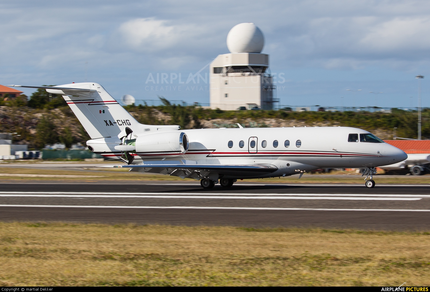 Private XA-CHG aircraft at Sint Maarten - Princess Juliana Intl