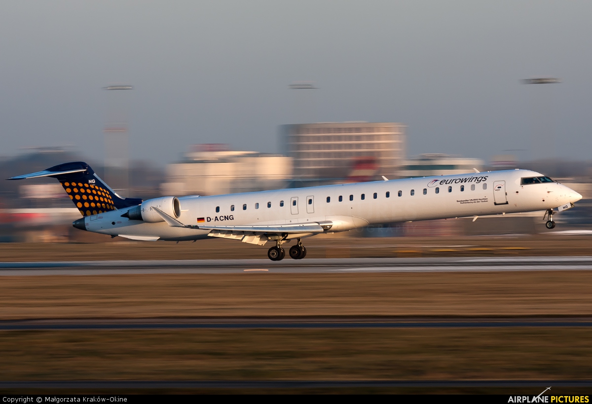 Eurowings D-ACNG aircraft at Warsaw - Frederic Chopin