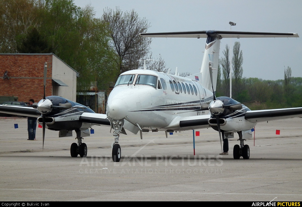 SMATSA Flight Calibration Services YU-BTC aircraft at Batajnica