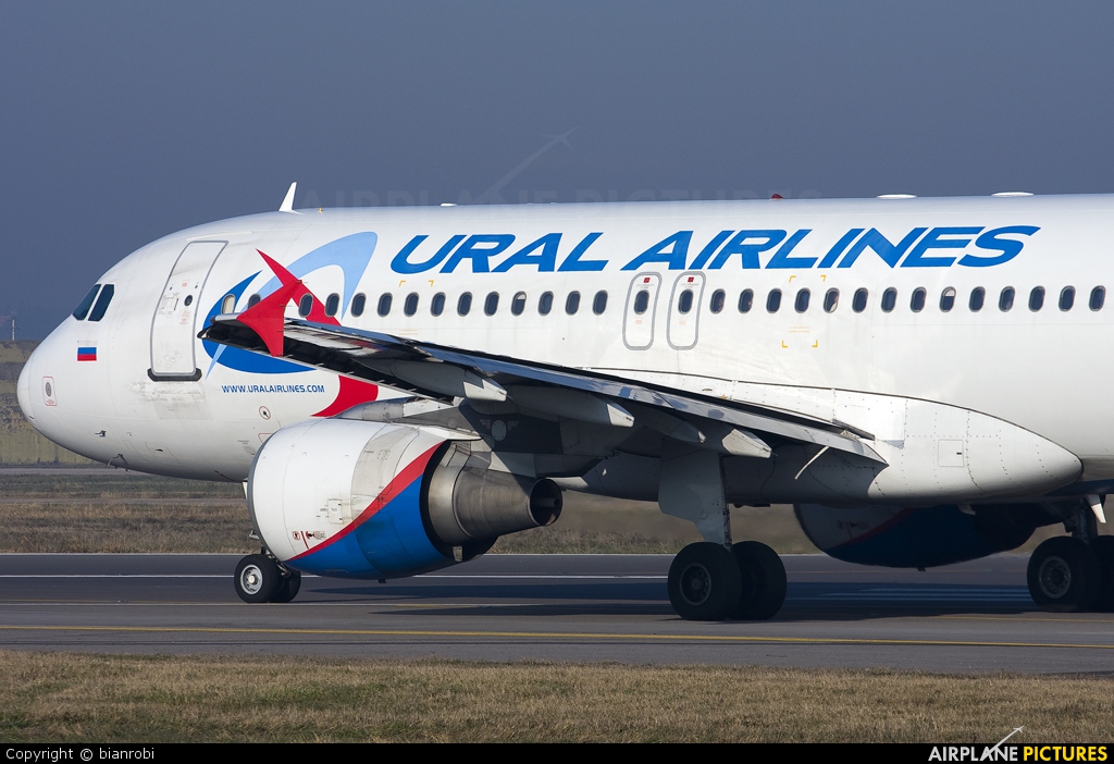 Ural Airlines VP-BFZ aircraft at Verona - Villafranca