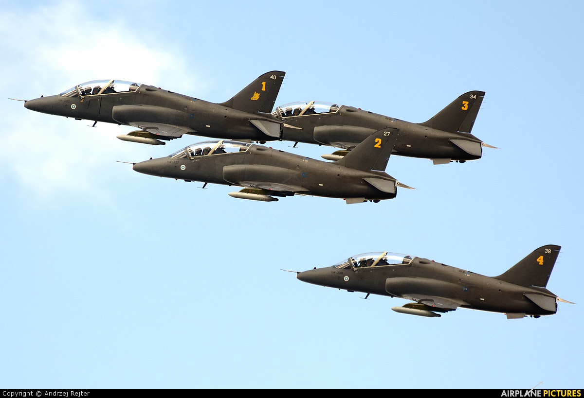 Finland - Air Force: Midnight Hawks HW-338 aircraft at Radom - Sadków