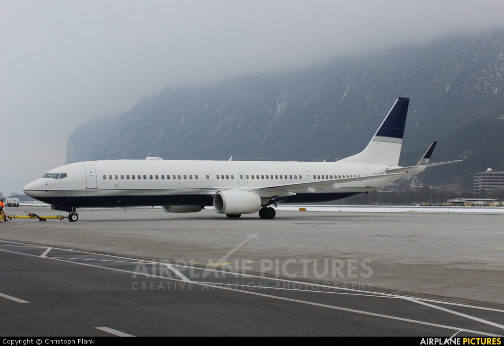 Private VP-BDB aircraft at Innsbruck