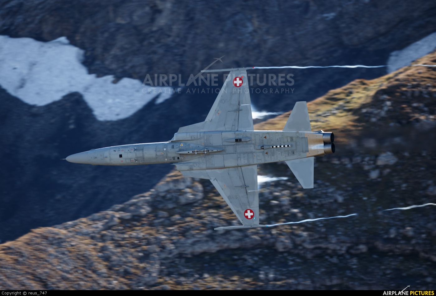 Switzerland - Air Force J-3074 aircraft at Axalp - Ebenfluh Range