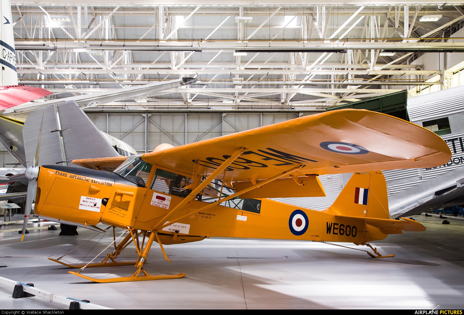 Royal Air Force WE600 aircraft at Cosford - RAF Museum