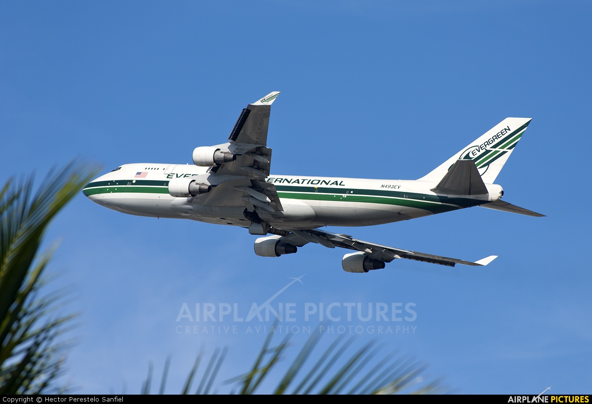 Evergreen International N493EV aircraft at Miami Intl