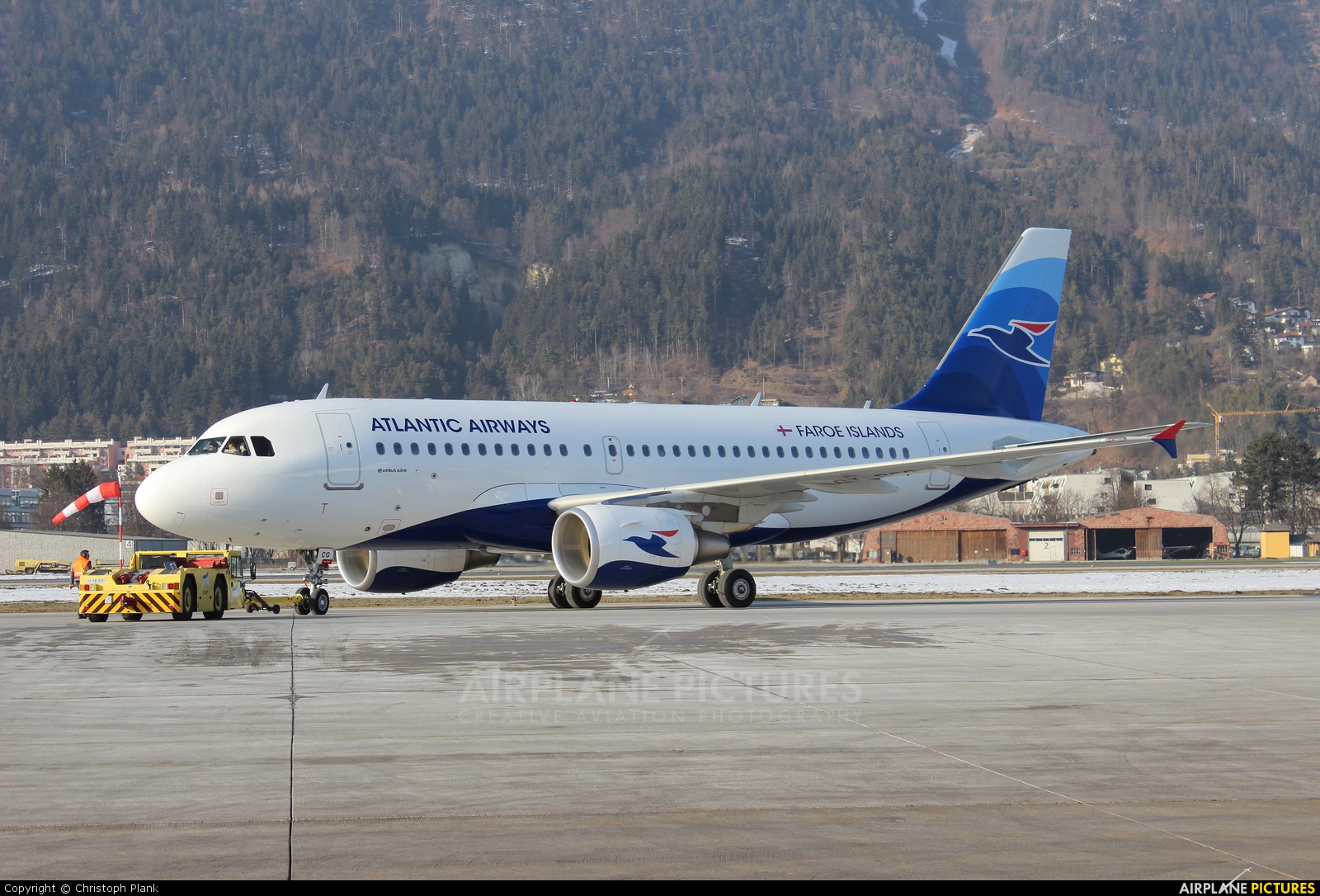 Atlantic Airways OY-RCG aircraft at Innsbruck