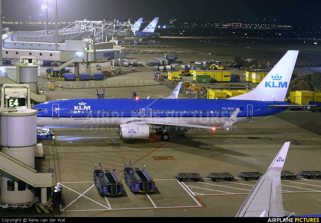 KLM PH-BXG aircraft at Amsterdam - Schiphol