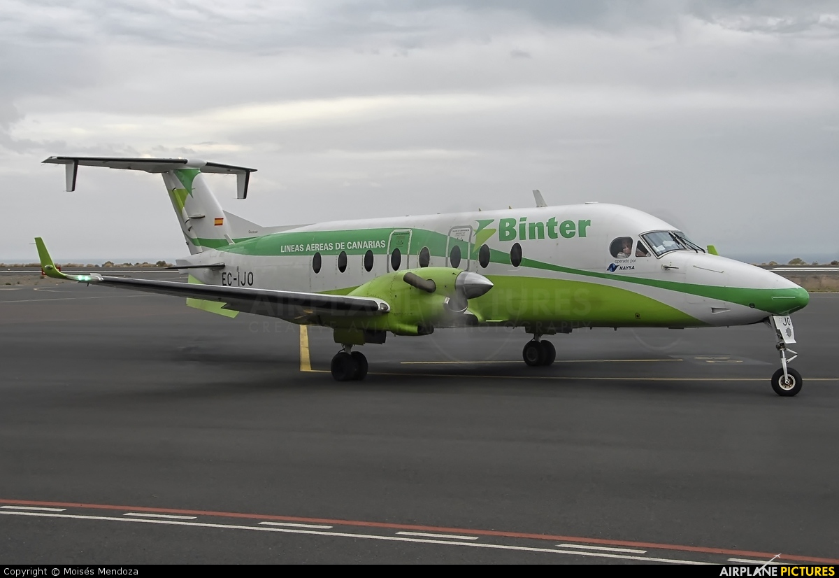 Binter Canarias EC-IJO aircraft at La Gomera