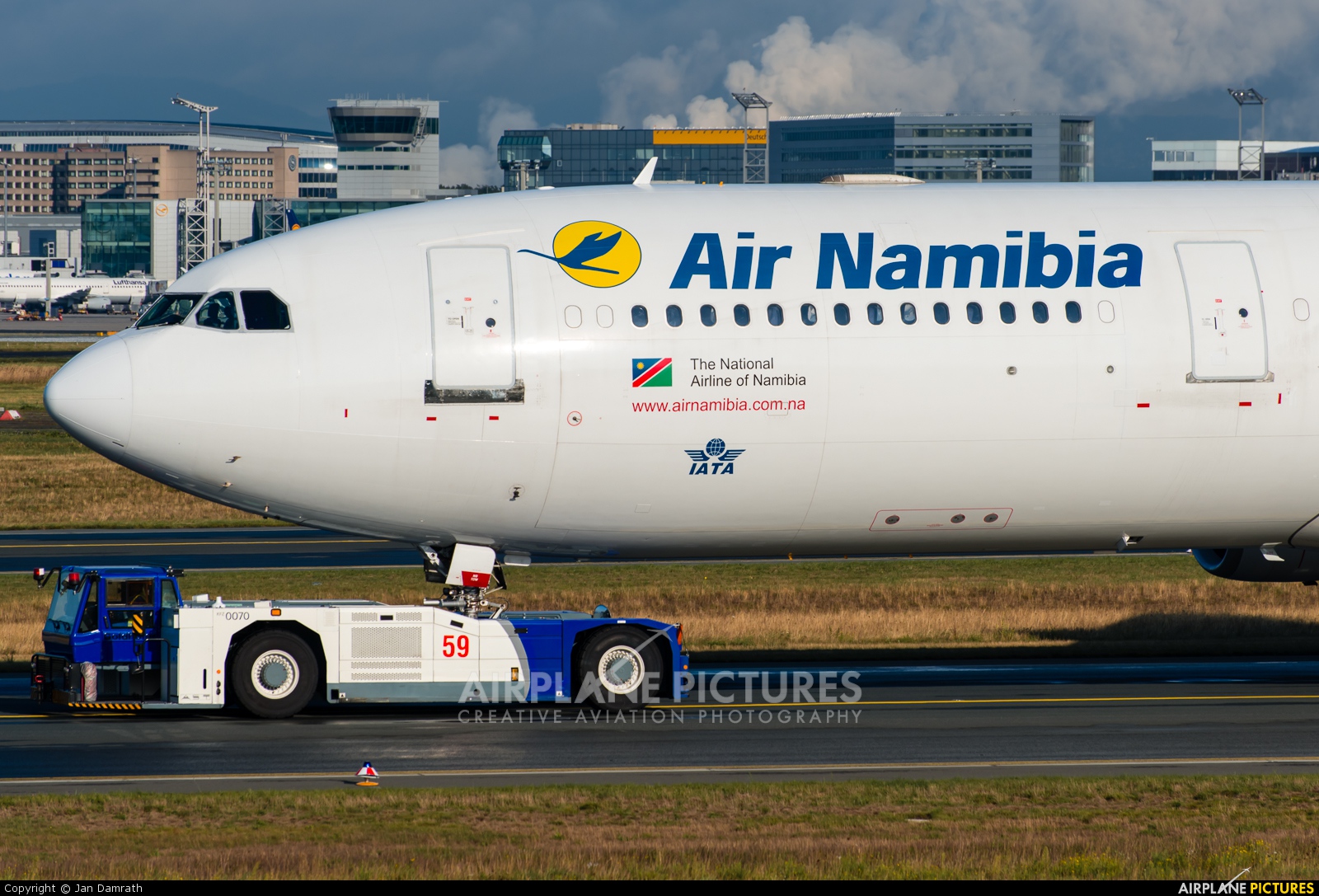 Air Namibia V5-NME aircraft at Frankfurt