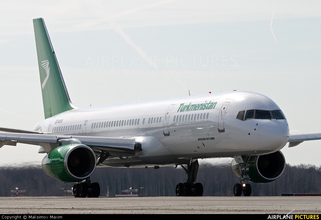 Turkmenistan Airlines EZ-A010 aircraft at Moscow - Domodedovo