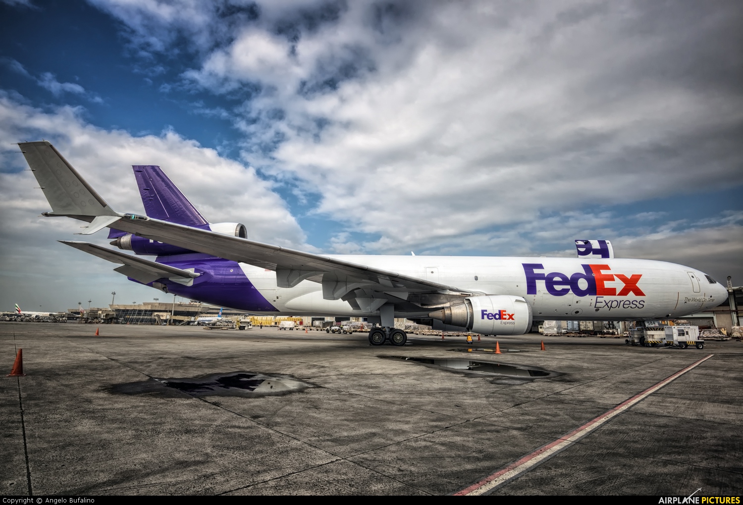FedEx Federal Express N584FE aircraft at Manila Ninoy Aquino Intl