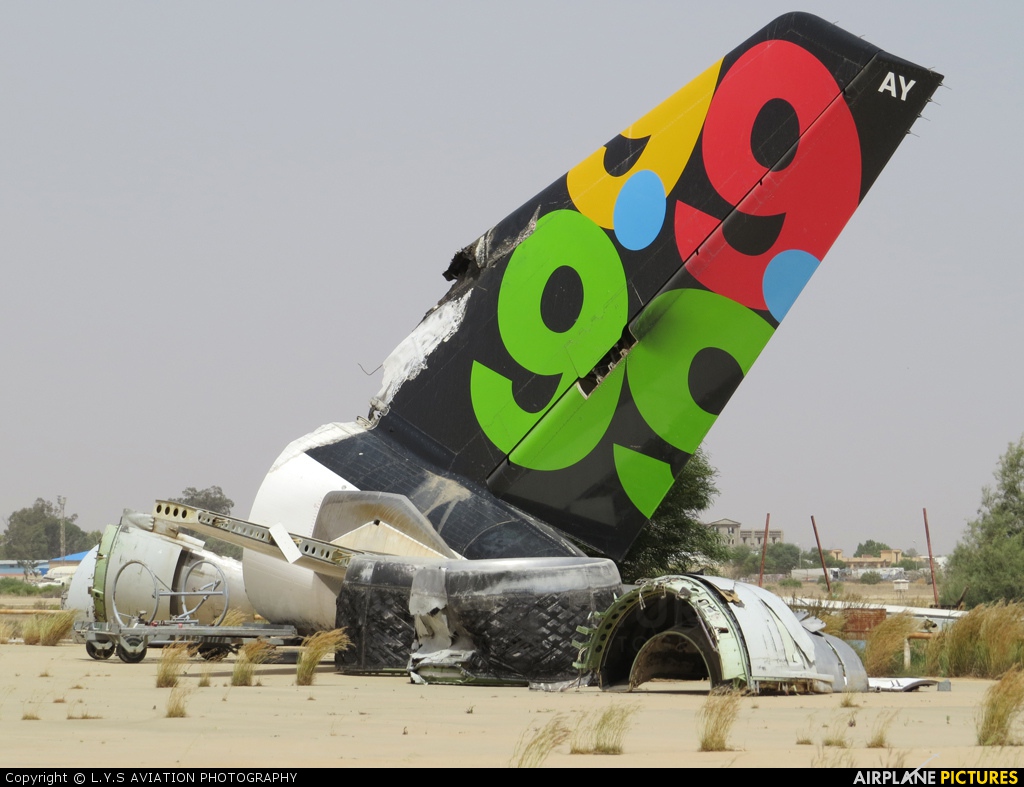 Afriqiyah Airways 5A-IAY aircraft at Tripoli