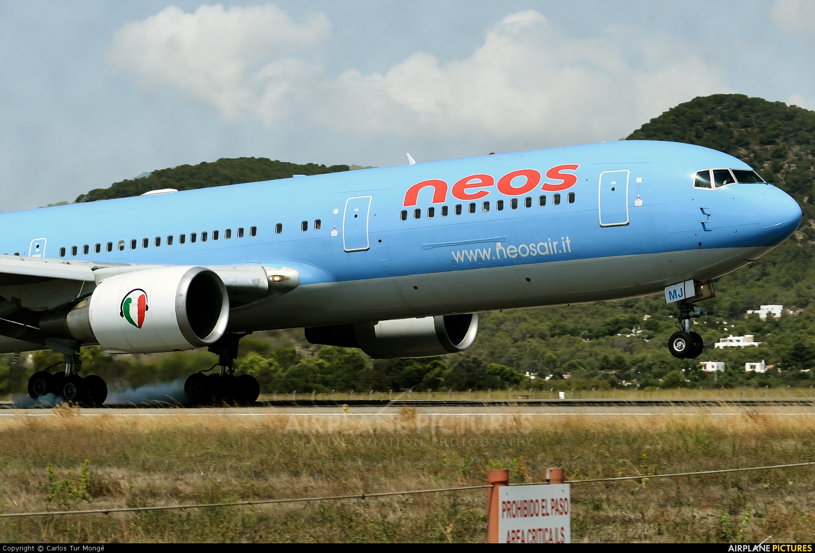 Neos I-NDMJ aircraft at Ibiza