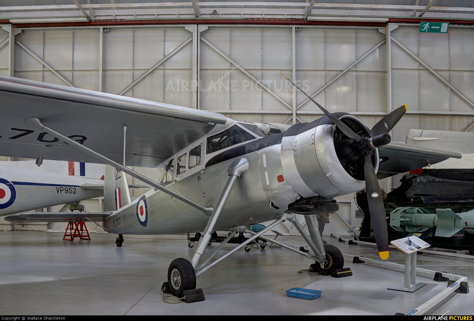 Royal Air Force XL703 aircraft at Cosford - RAF Museum