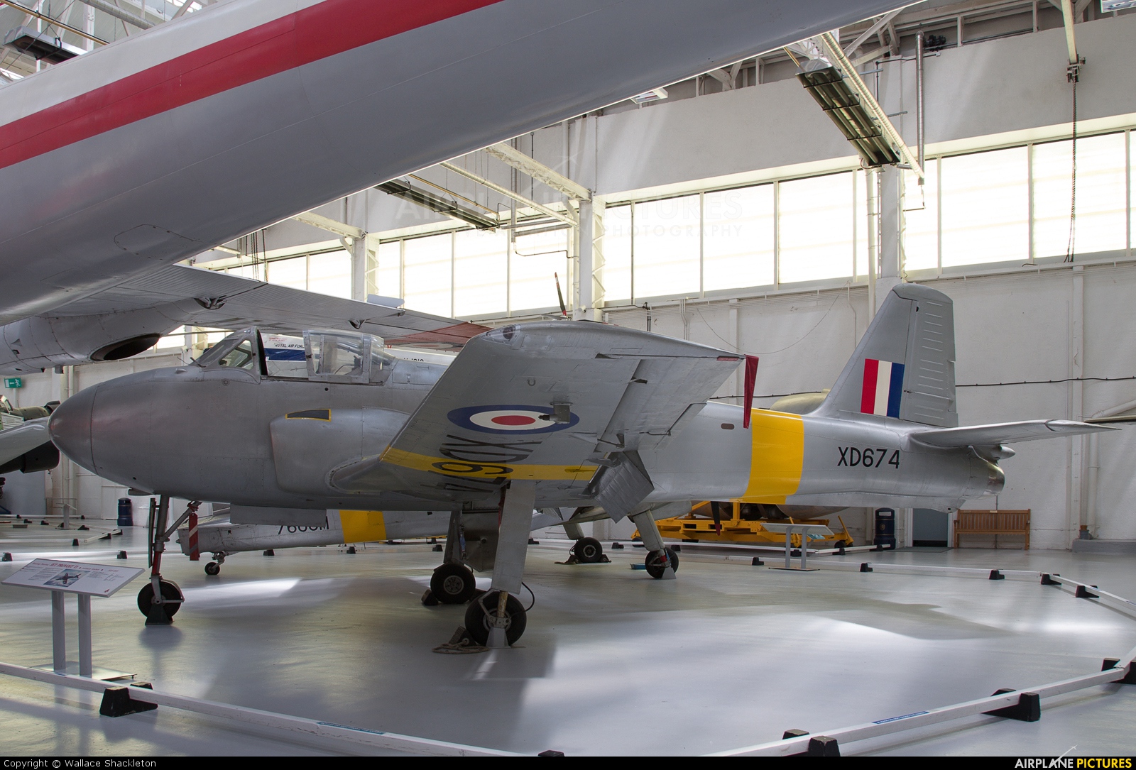 Royal Air Force XD674 aircraft at Cosford - RAF Museum