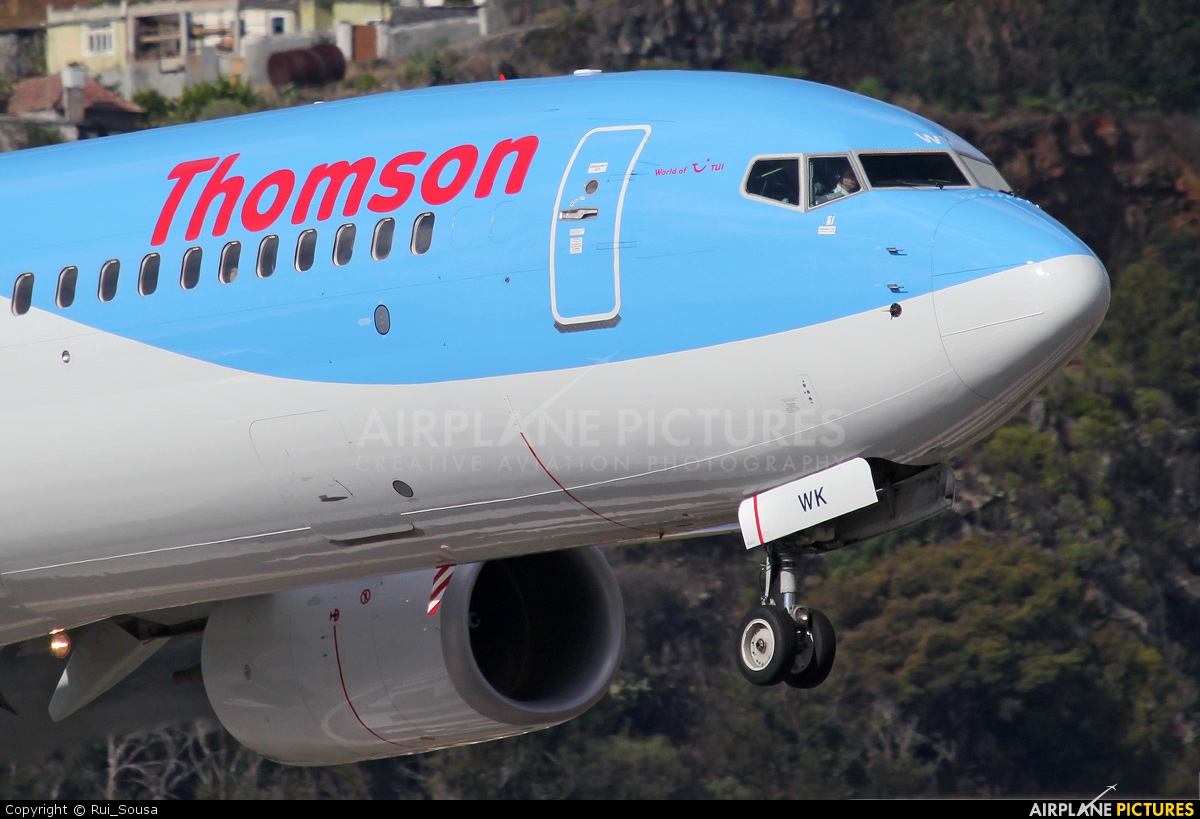 Thomson/Thomsonfly G-TAWK aircraft at Madeira