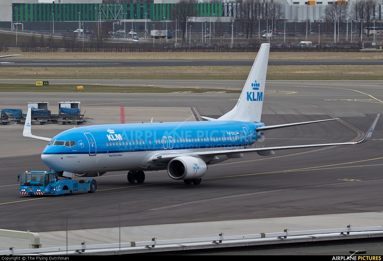 KLM PH-BXL aircraft at Amsterdam - Schiphol