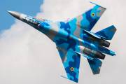 69 BLUE - Ukraine - Air Force Sukhoi Su-27UB aircraft