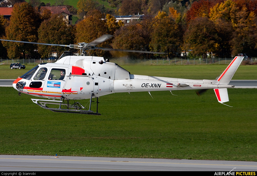Heli Austria OE-XNN aircraft at Innsbruck