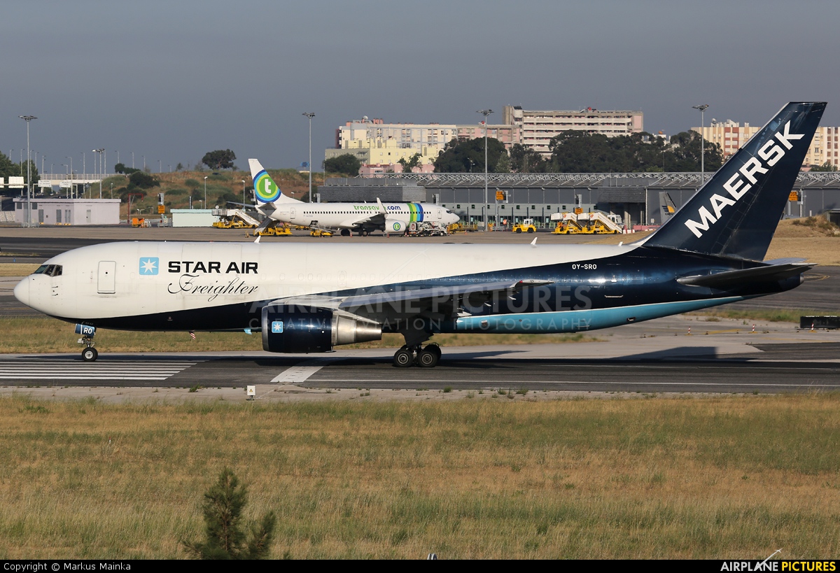 Star Air Freight OY-SRO aircraft at Lisbon