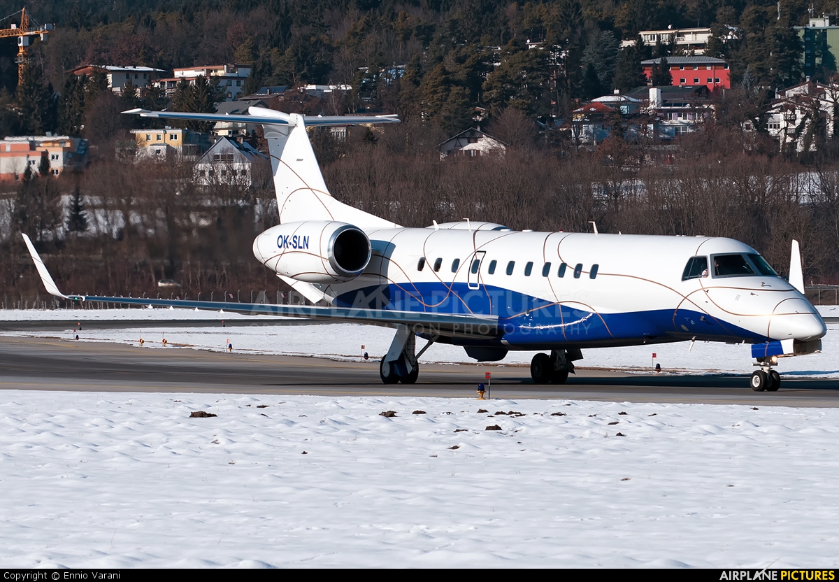 ABS Jets OK-SLN aircraft at Innsbruck