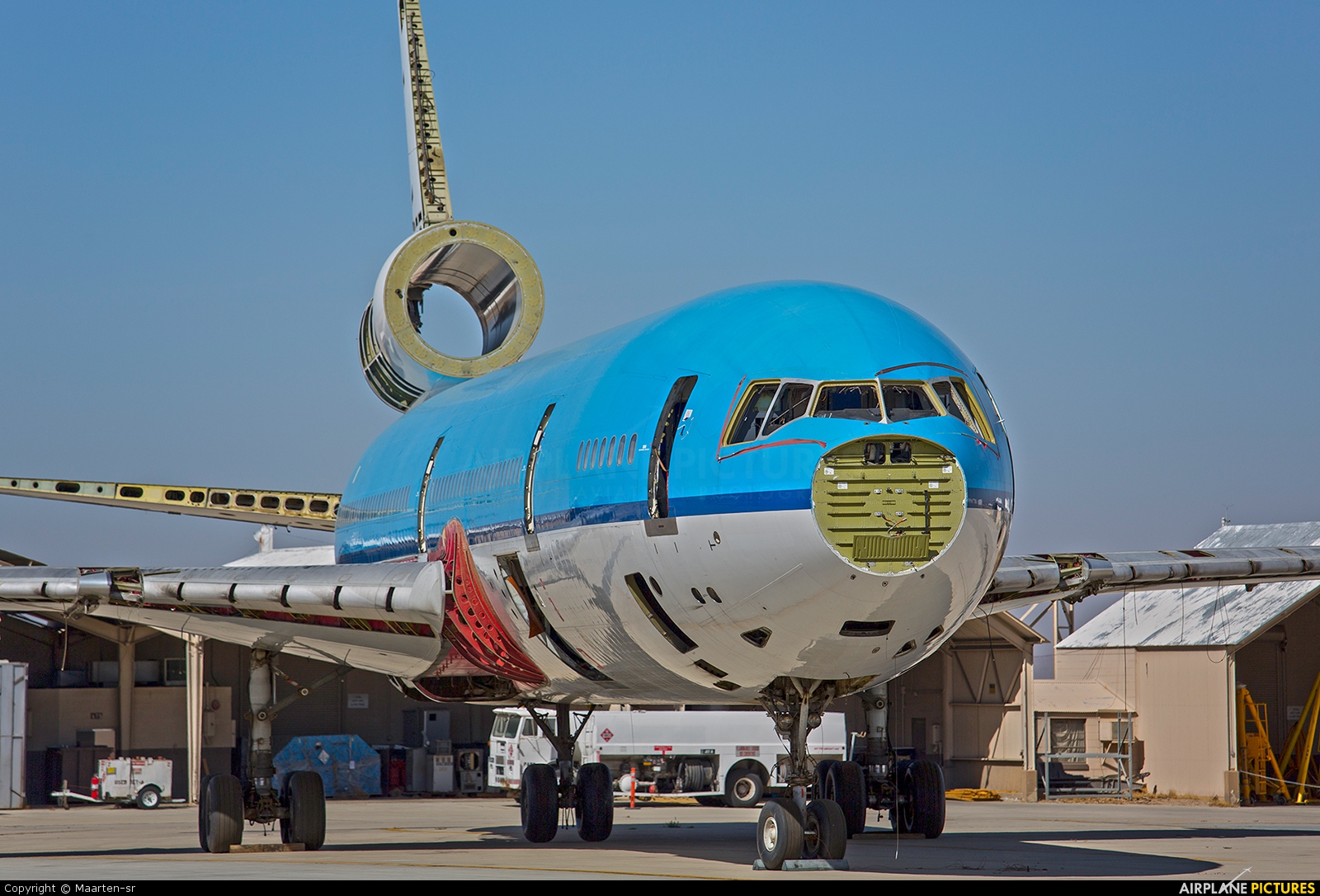 KLM - aircraft at Victorville - Southern California Logistics