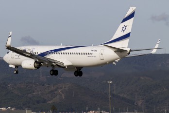 4X-EKS - El Al Israel Airlines Boeing 737-800