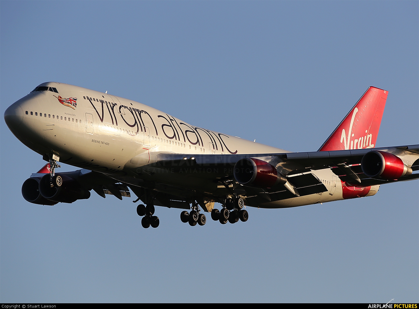 Virgin Atlantic G-VROC aircraft at London - Heathrow