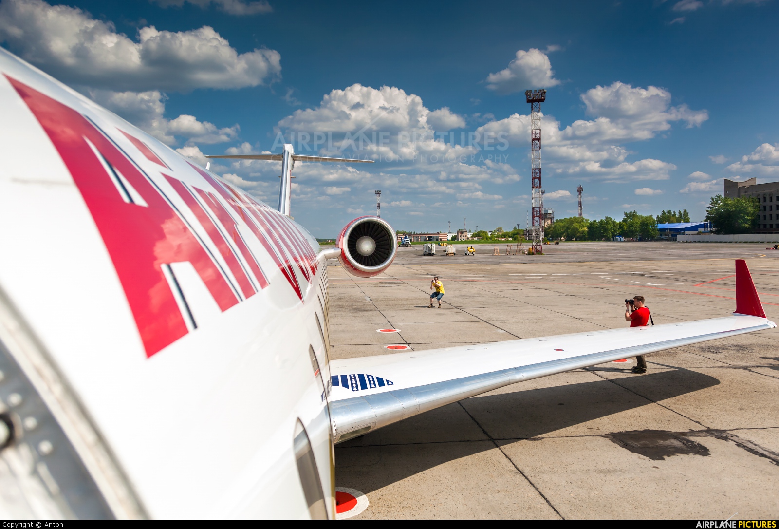 Air Volga VQ-BFA aircraft at Chelyabinsk