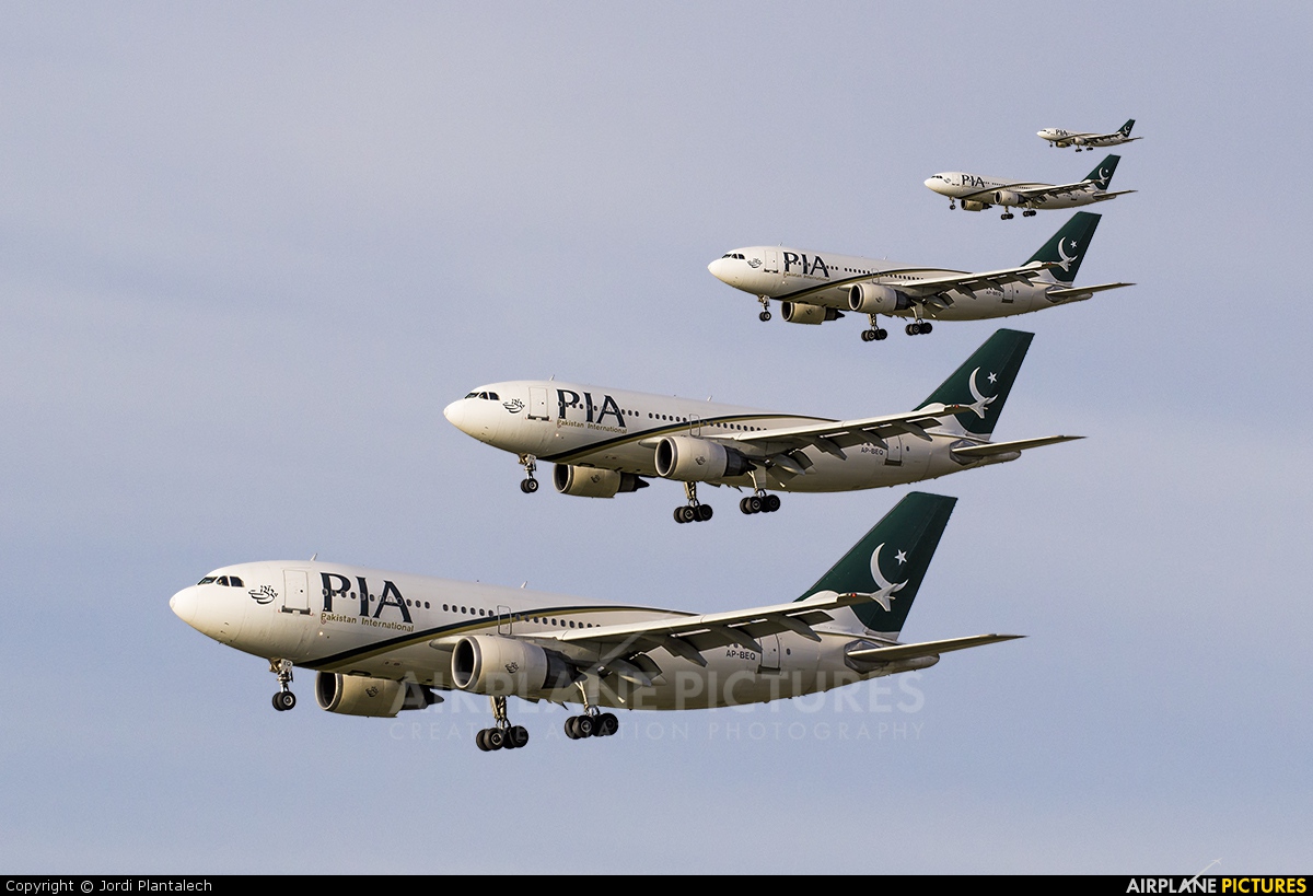 PIA - Pakistan International Airlines AP-BEQ aircraft at Barcelona - El Prat