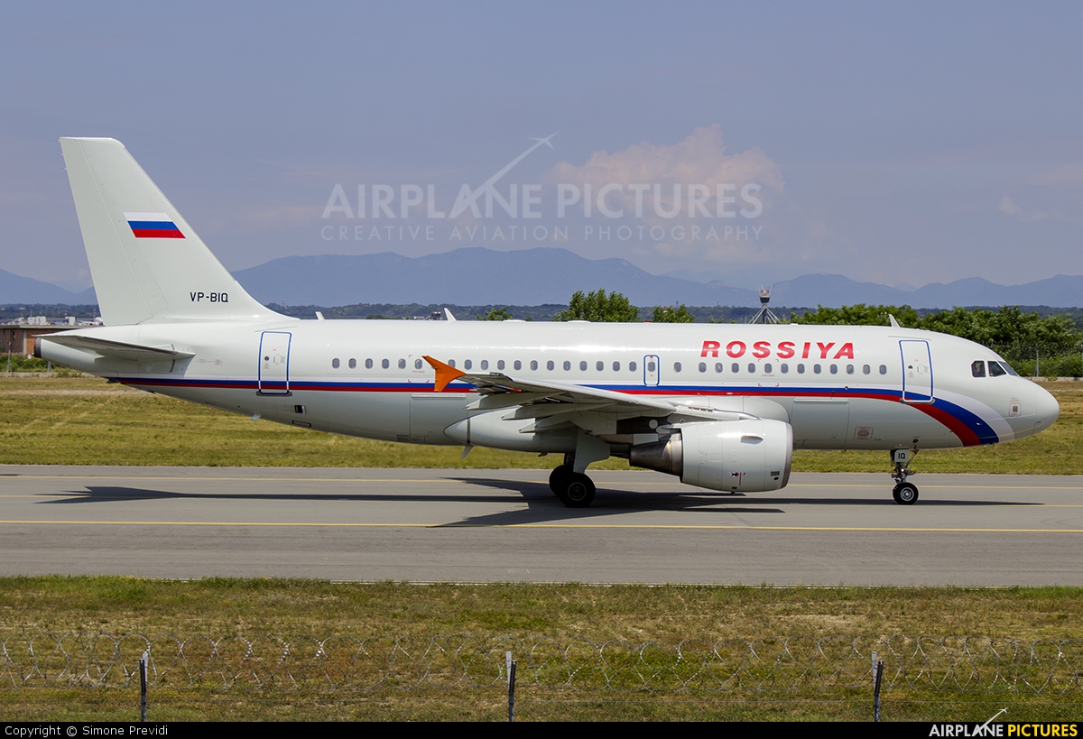 Rossiya VP-BIQ aircraft at Milan - Malpensa