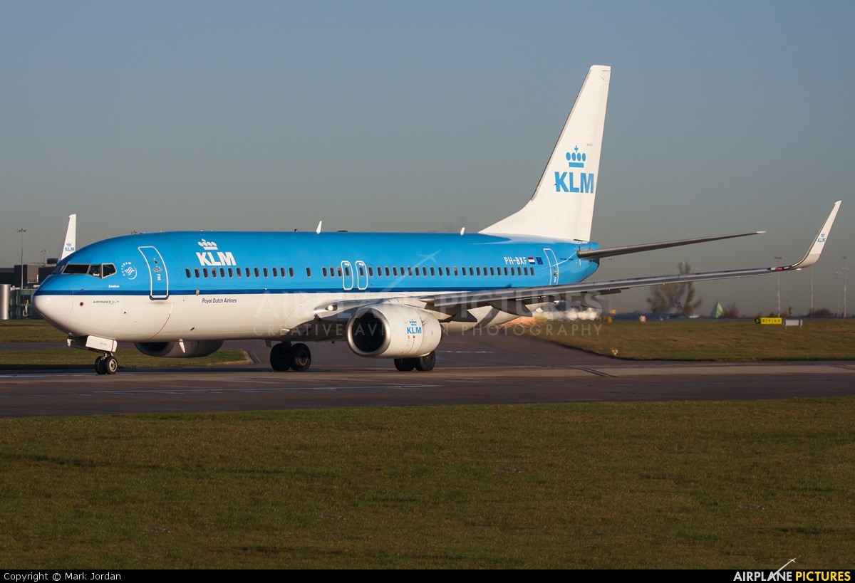 KLM PH-BXF aircraft at Manchester