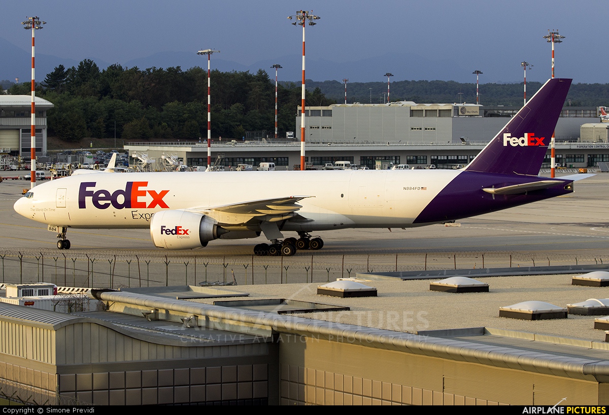 FedEx Federal Express N884FD aircraft at Milan - Malpensa