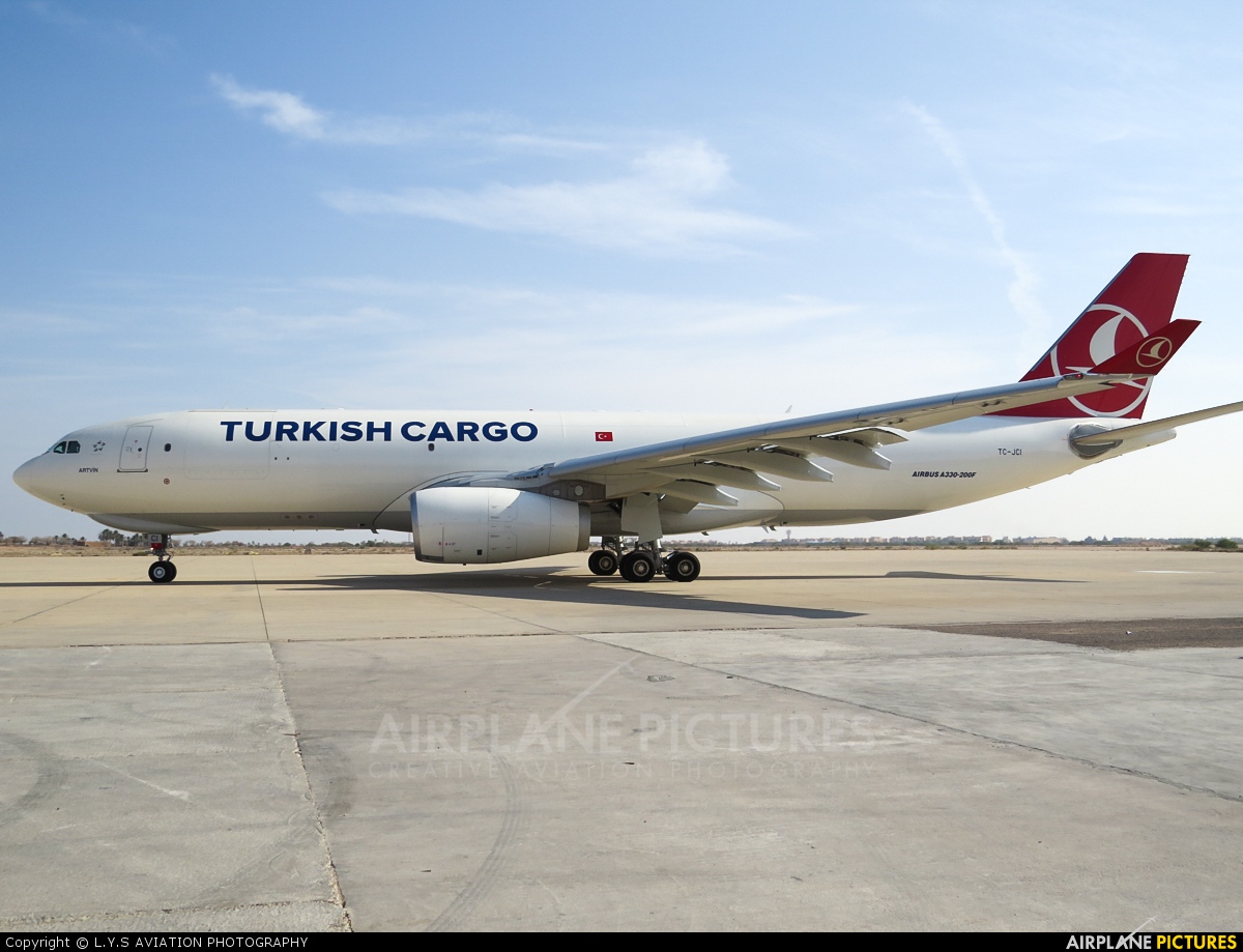 Turkish Cargo TC-JCI aircraft at Misrata