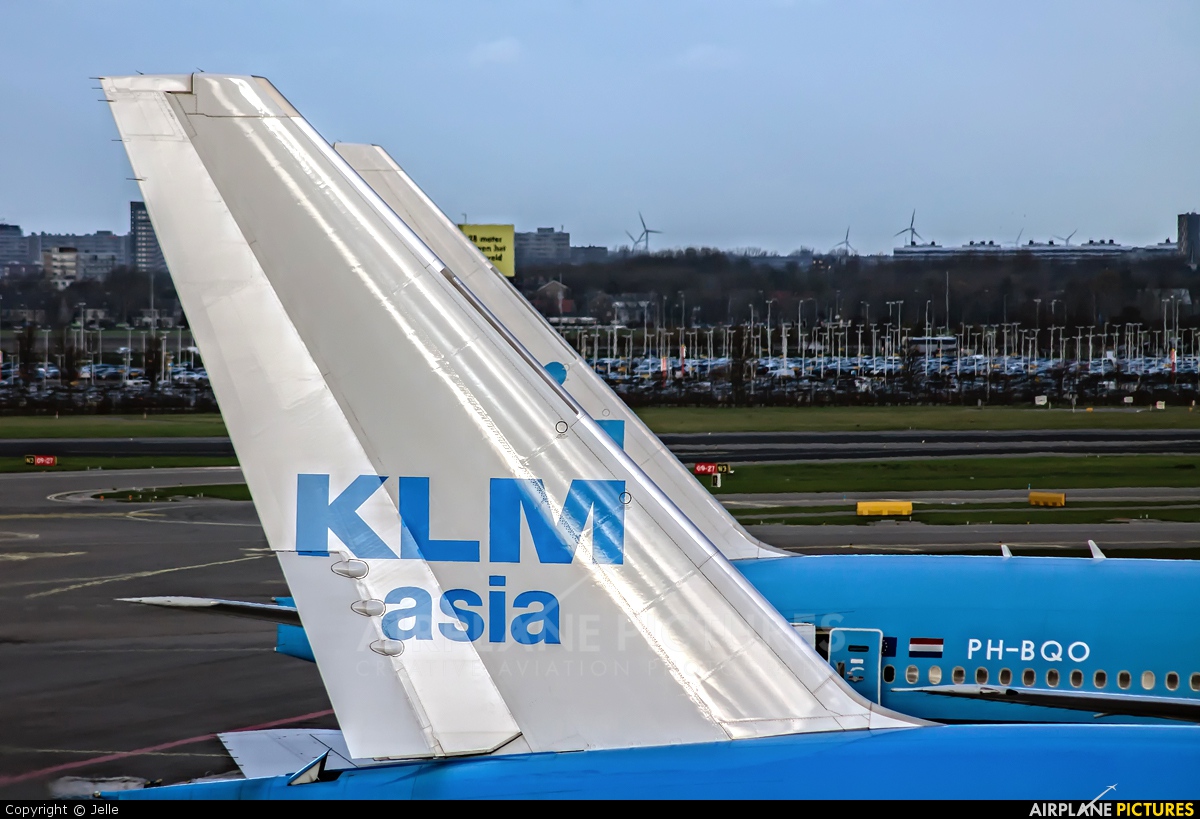 KLM Asia PH-BQH aircraft at Amsterdam - Schiphol