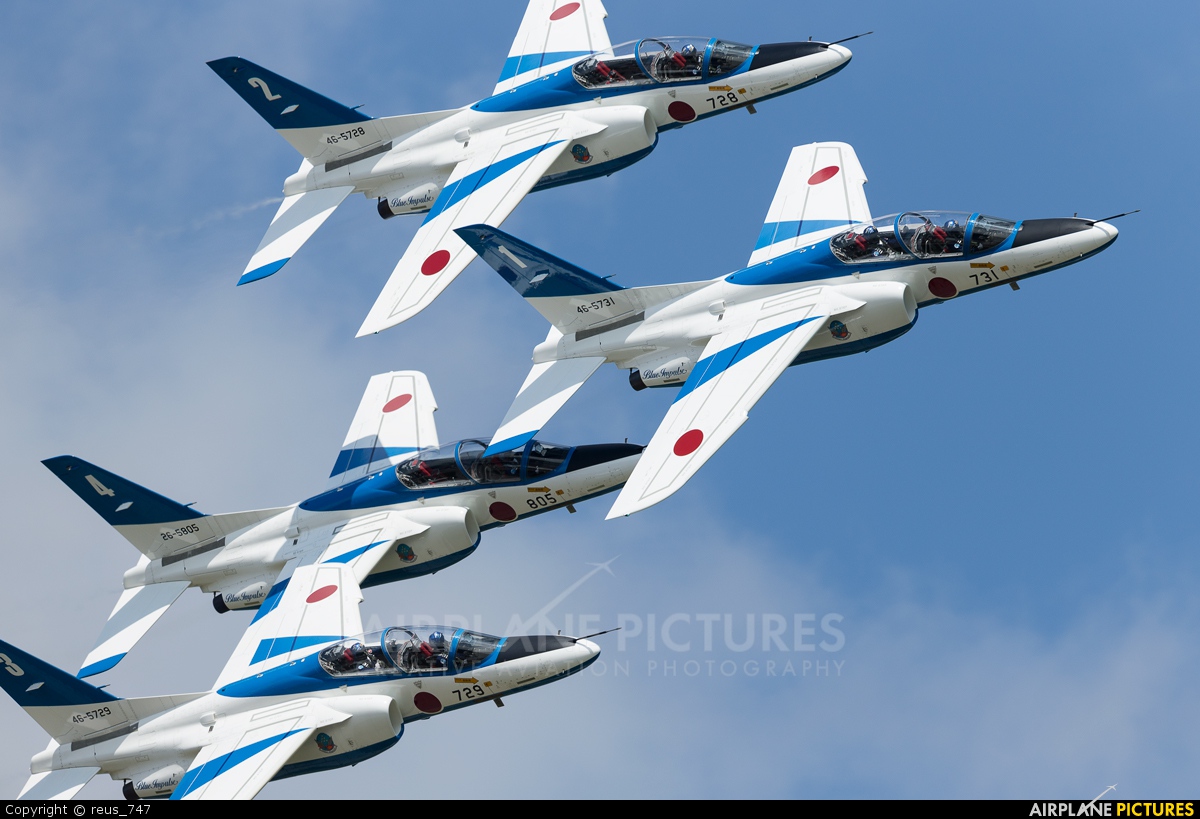Japan - ASDF: Blue Impulse - aircraft at Chitose AB
