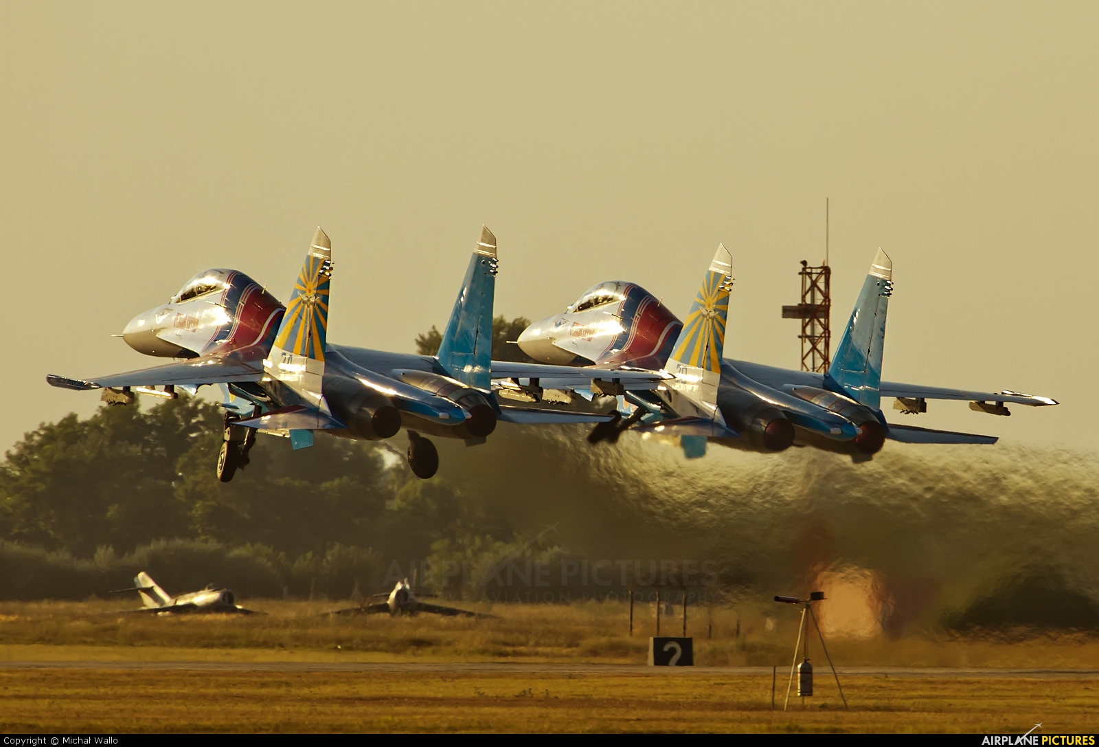 Russia - Air Force "Russian Knights" 24 aircraft at Kecskemét