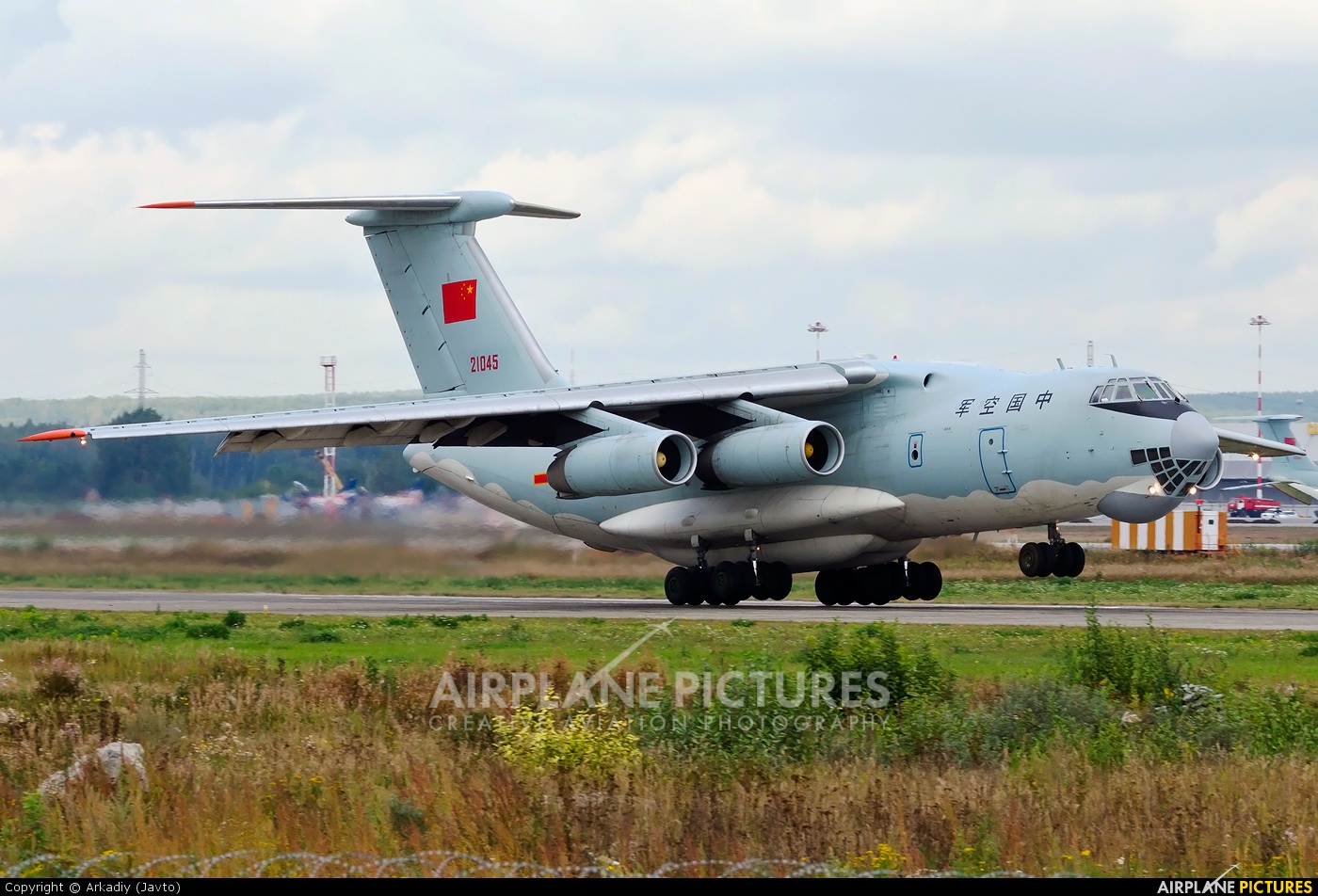 China - Air Force 21045 aircraft at Koltsovo - Ekaterinburg