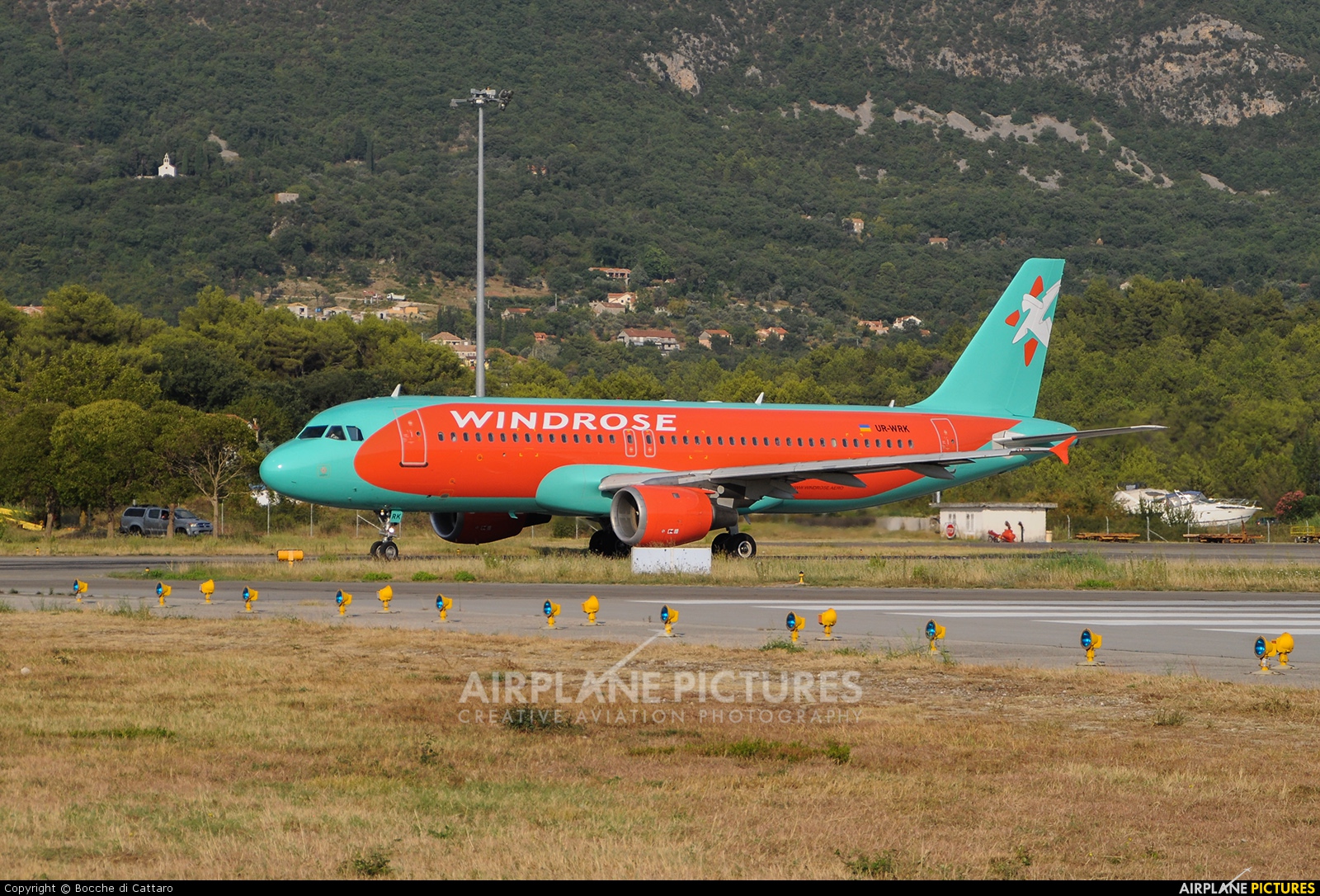 Windrose Air UR-WRK aircraft at Tivat