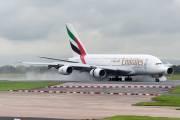 A6-EDT - Emirates Airlines Airbus A380 aircraft