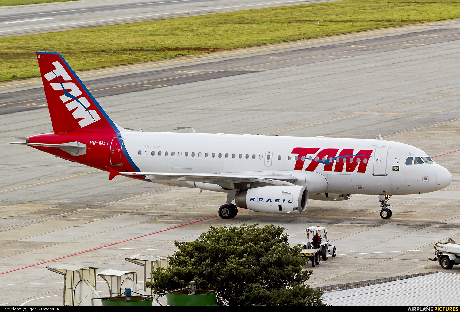 TAM PR-MAI aircraft at São Paulo - Congonhas