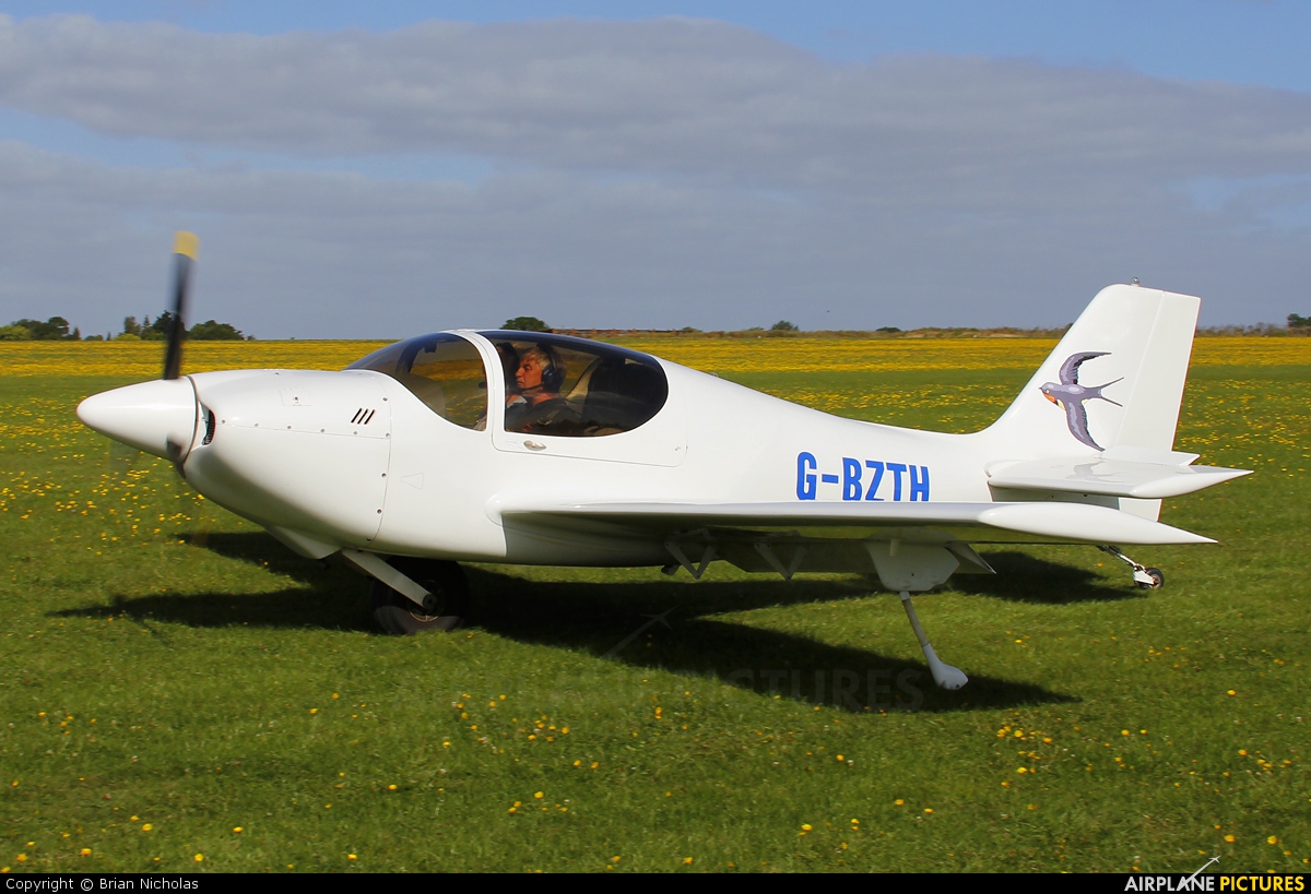 Private G-BZTH aircraft at Northampton / Sywell