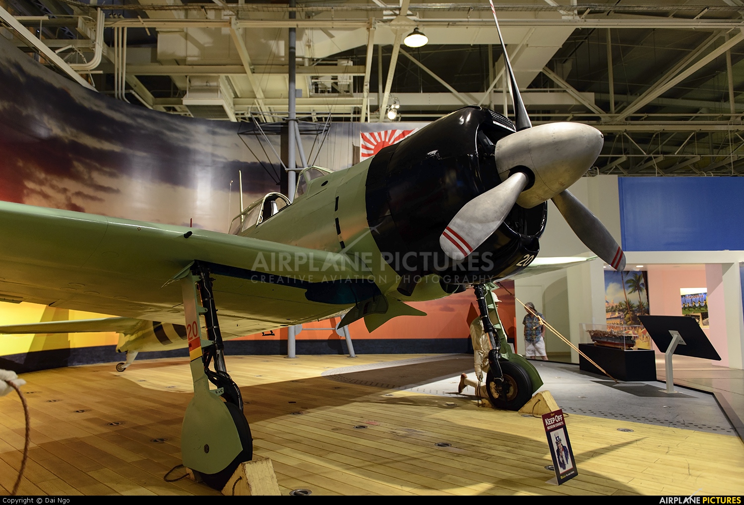 Japan - Imperial Navy (WW2) B11-120 aircraft at Pacific Aviation Museum - Pearl Harbor