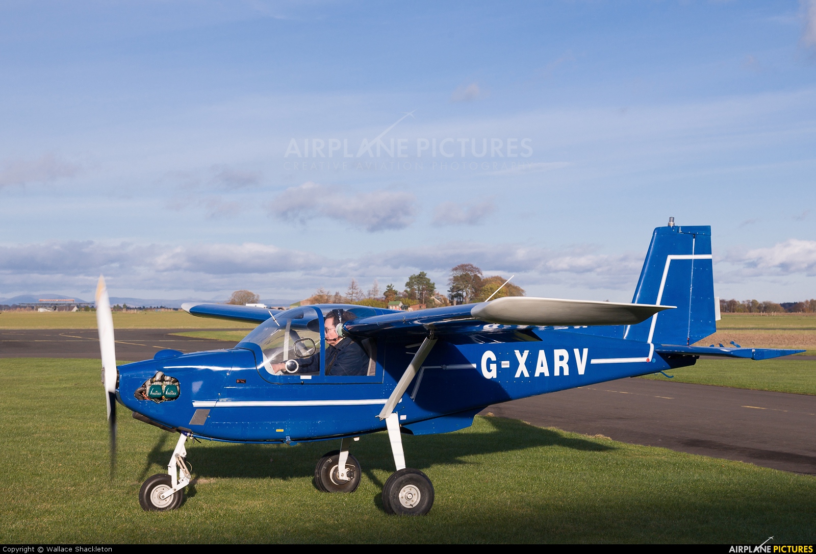 Private G-XARV aircraft at Perth - Scone